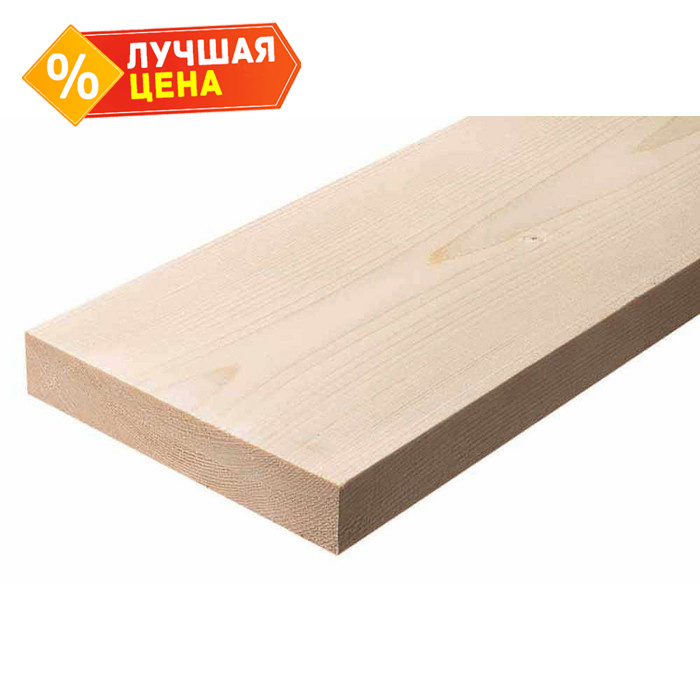 Доска сухая строганная 36х146х6000 сорт АВ