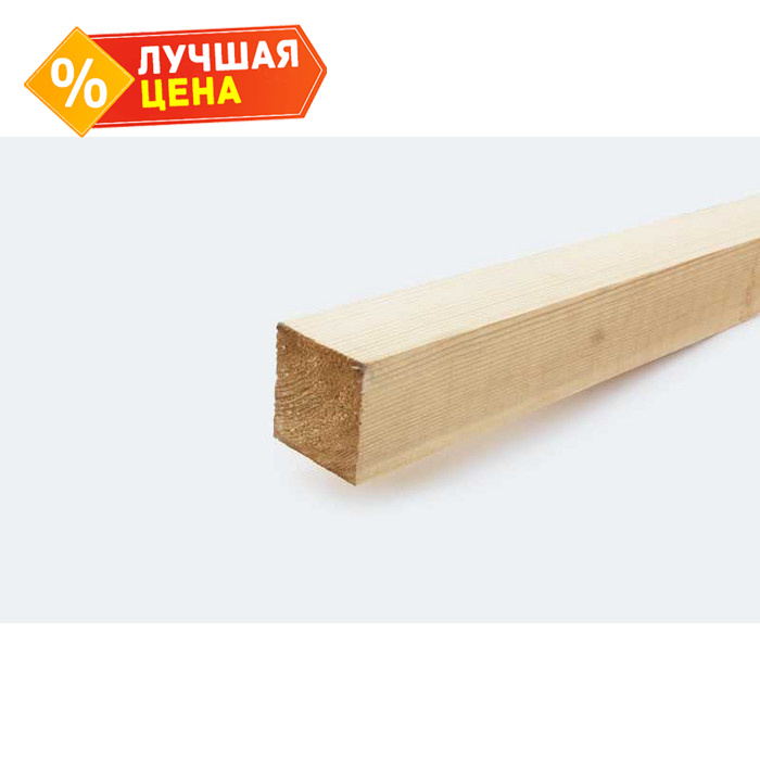 Брусок строганный сухой 40х80х3000 сорт 1-3