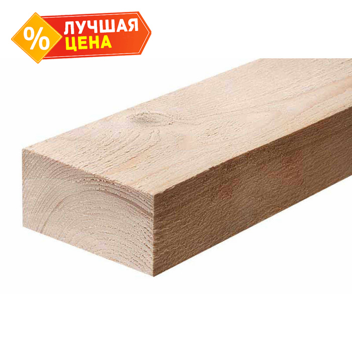 Брус обрезной естественной влажности 100х200х6000 сорт 1-3